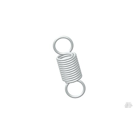 Approved Vendor Extension Spring, O=1.125, L= 3.50, W= .125 G509969164